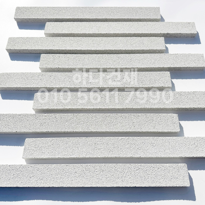 아이브 모노타일 500x50x20T 올화이트 / 하다건재 와이드벽돌타일