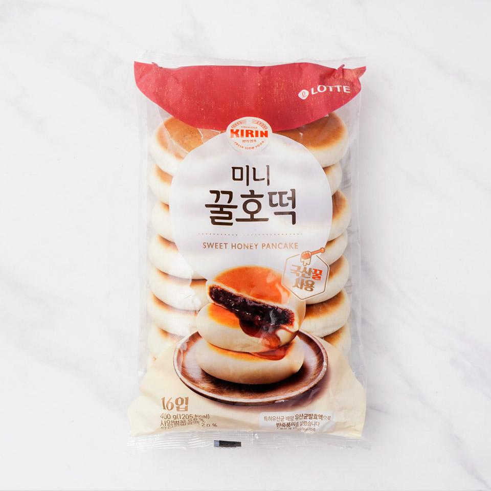 메가마트 롯데웰푸드 기린 미니 꿀호떡 400g - 메인 이미지