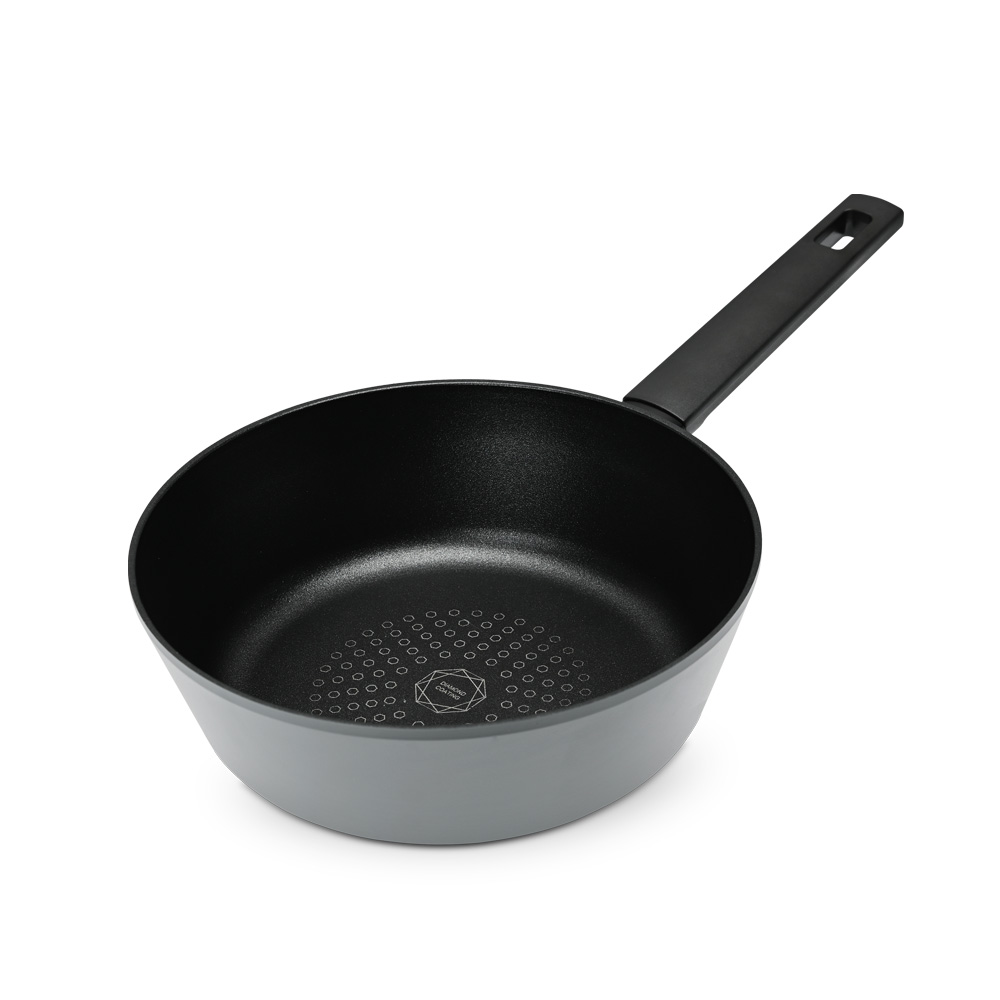 시샘 국내산 다이아몬드 코팅 후라이팬 궁중 웍 팬 24cm - 상세 이미지 2