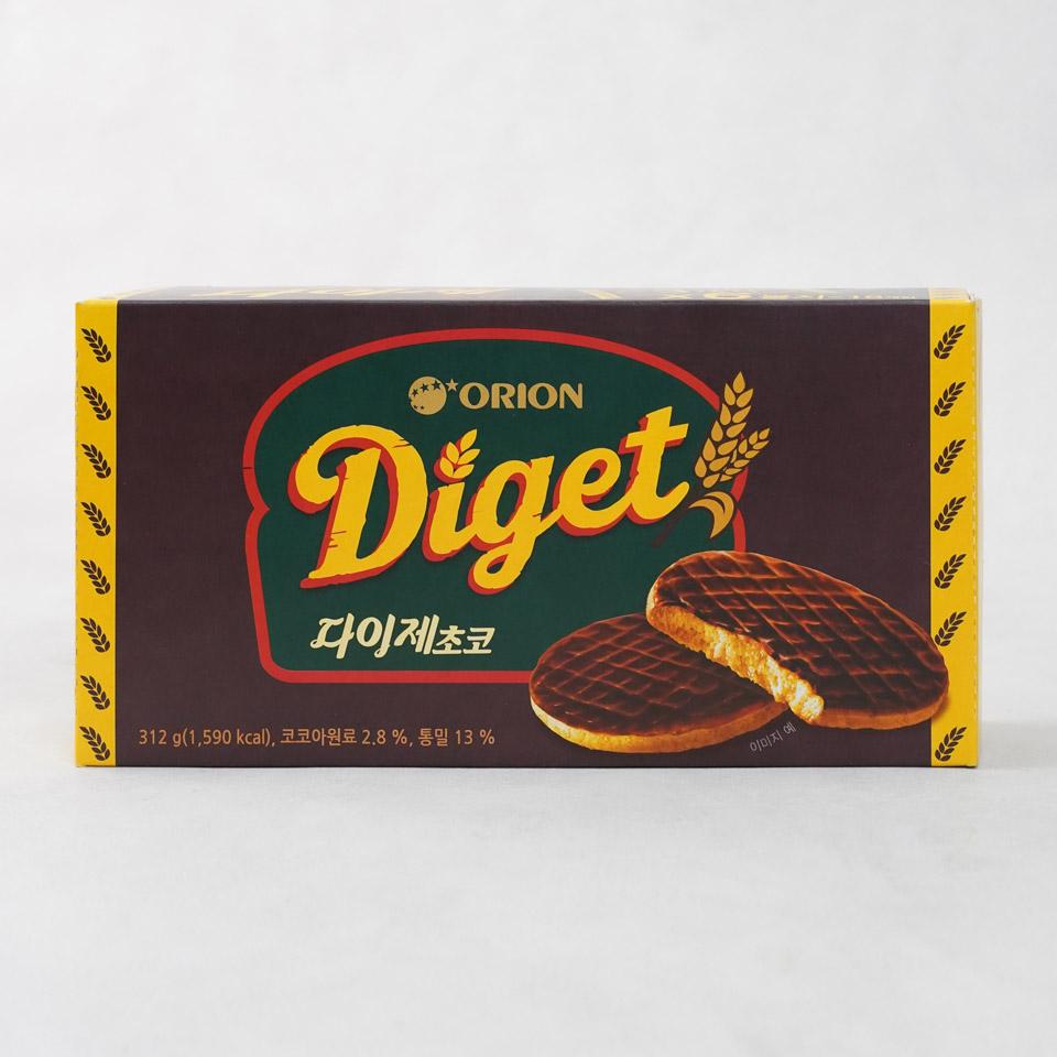 메가마트 오리온 다이제초코 312g - 상품 이미지