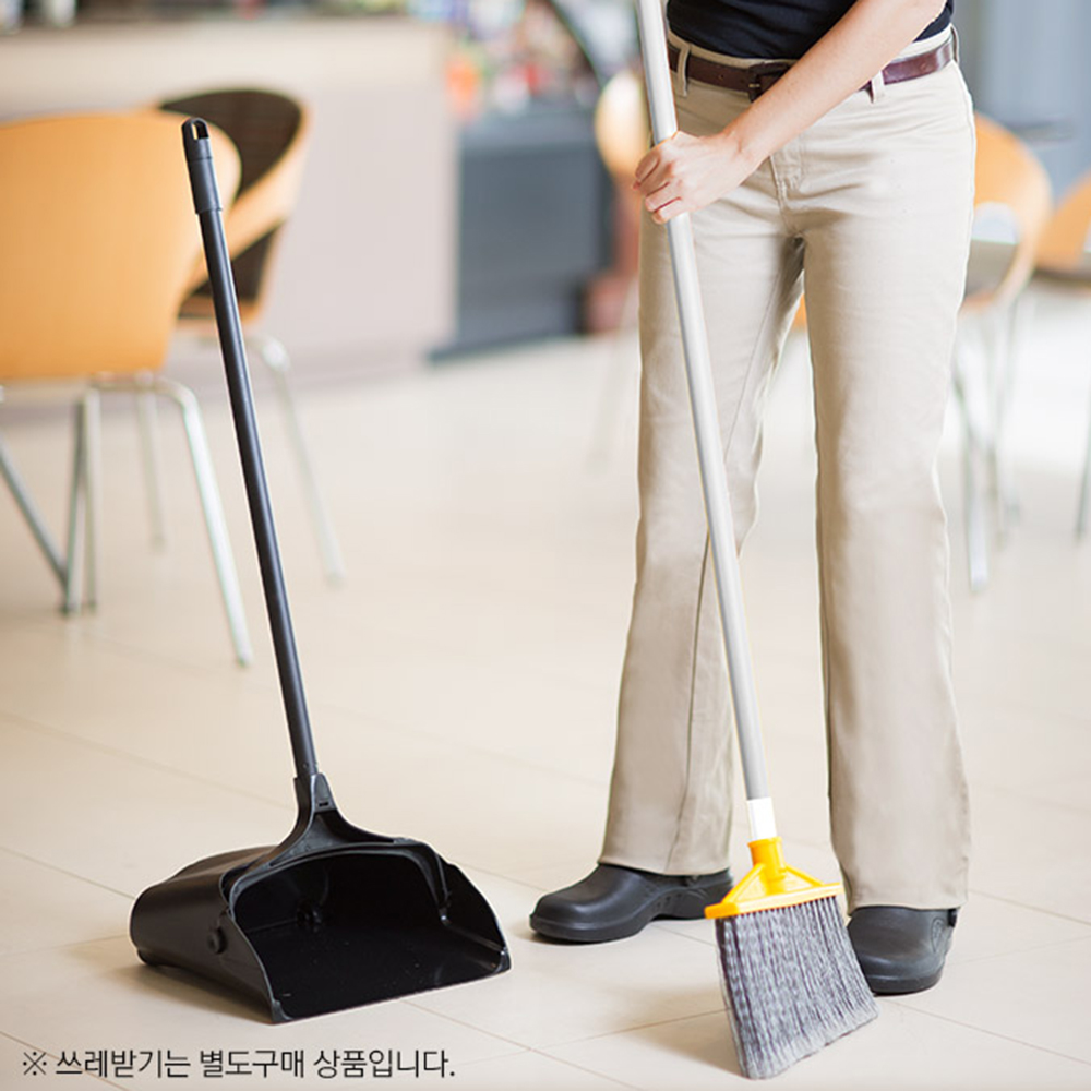 러버메이드 알루미늄 빗자루 업소용 미용실 마당 학교 청소 - 상세 이미지 4