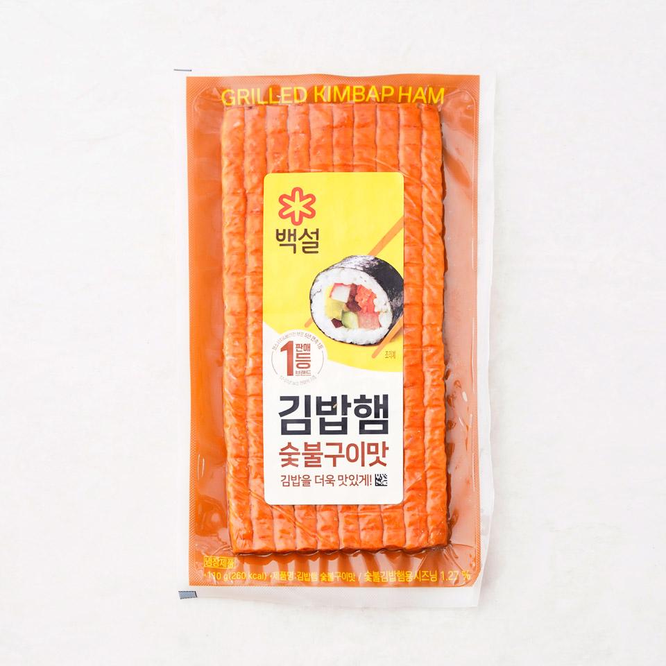 메가마트 CJ 백설 숯불구이맛 김밥햄 110g - 상품 이미지
