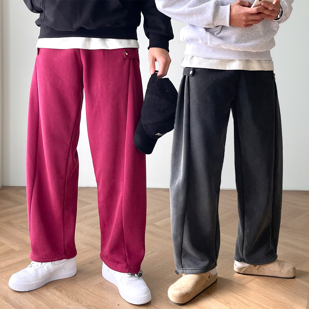 벌룬팬츠 스웻팬츠 양털바지 - 상품 이미지