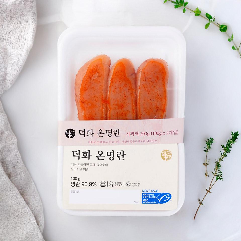 메가마트 덕화 온명란 기획팩 100gx2 - 상품 이미지