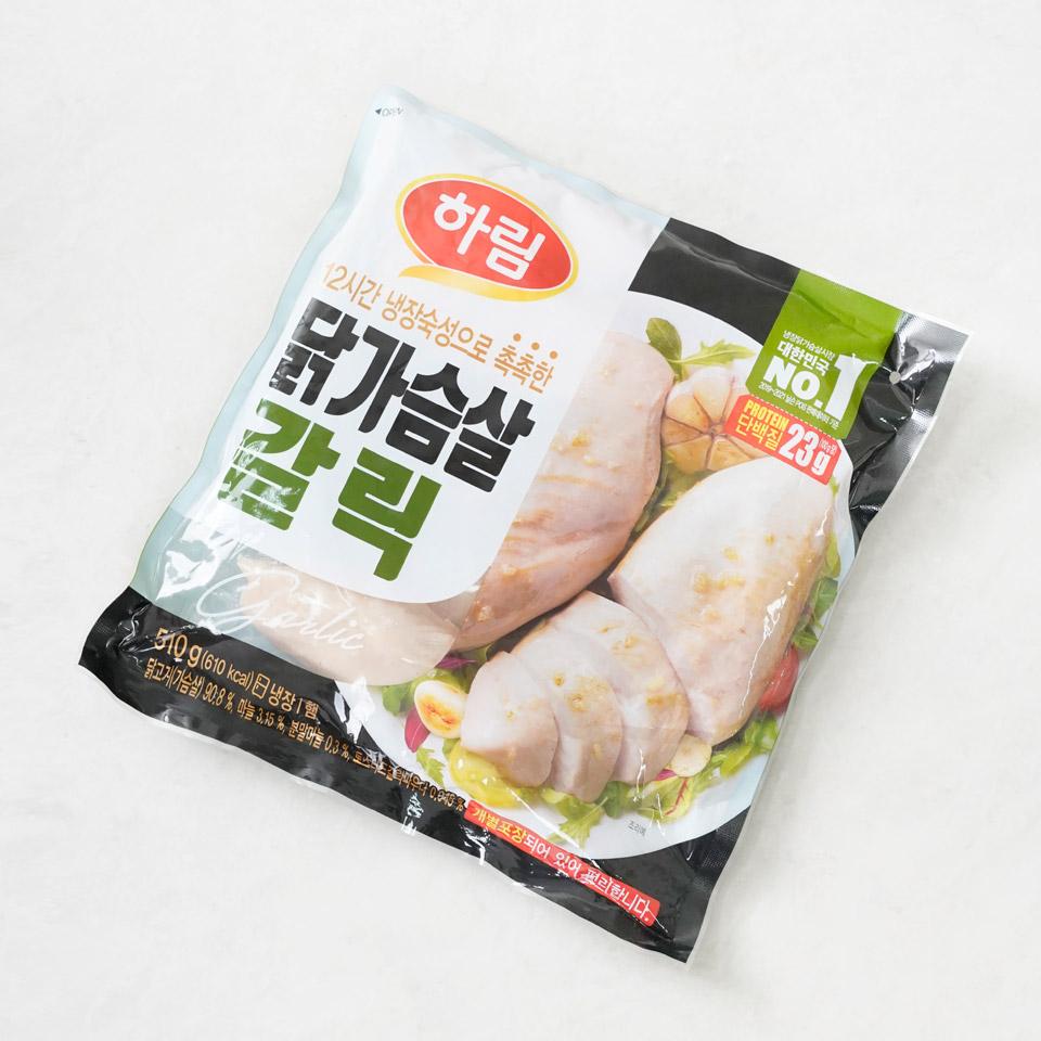 메가마트 하림 하얀속살 닭가슴살 갈릭 510g - 상세 이미지 2