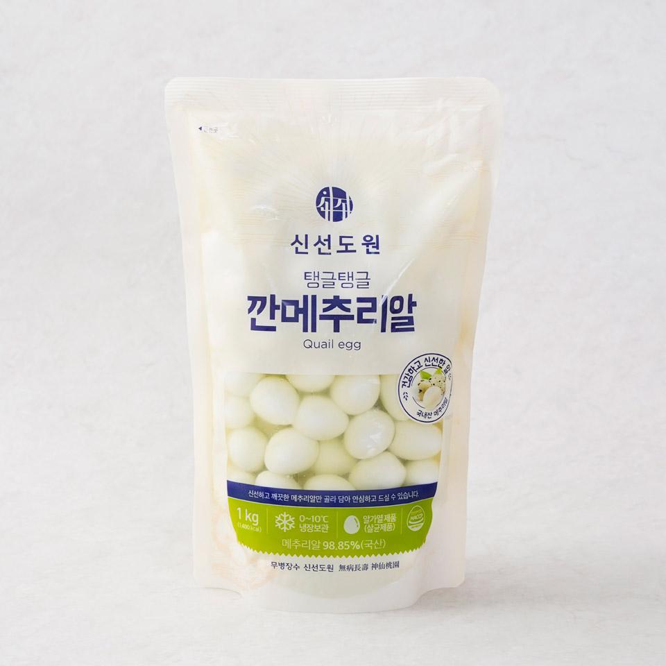 메가마트 신선도원 탱글탱글 깐메추리알 1kg