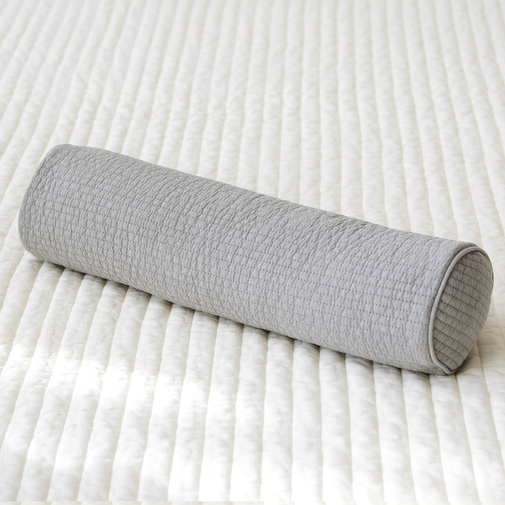 메밀베개 여름 시원한 경추 목베개 라이트그레이, 10x40cm
