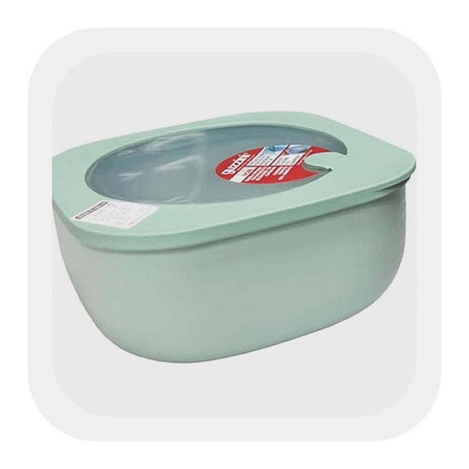 밀폐 용기 김치 통 반찬 음식 그린 450ml : 예소잡화철물