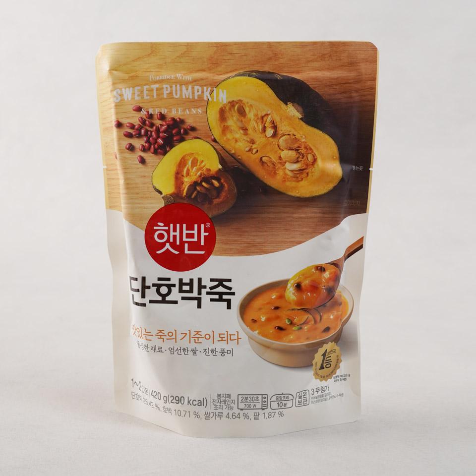 메가마트 CJ 햇반 단호박죽  420g