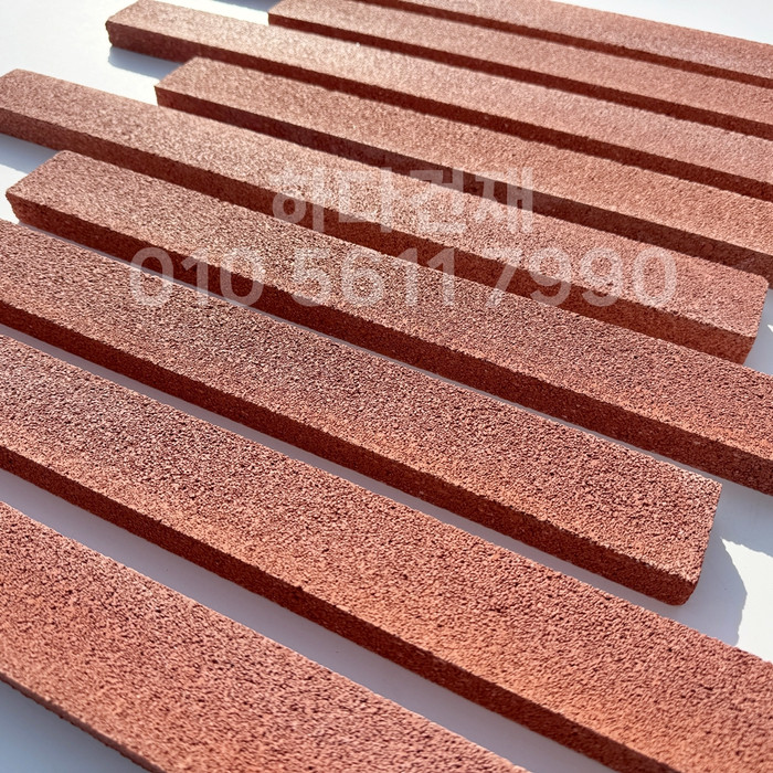 아이브 모노타일 500x50x20T 레드 / 하다건재 와이드벽돌타일