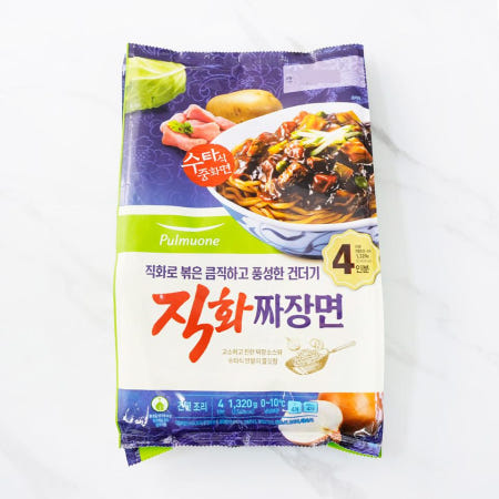 메가마트 풀무원 생가득 직화 짜장면 4인분 1.32kg