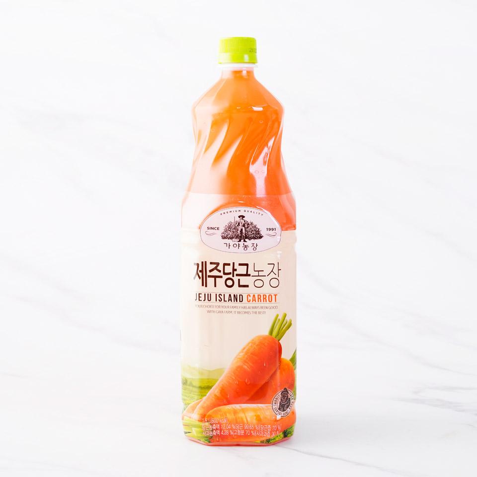 메가마트 웅진 가야농장 제주당근 농장 주스 1.5L - 메인 이미지
