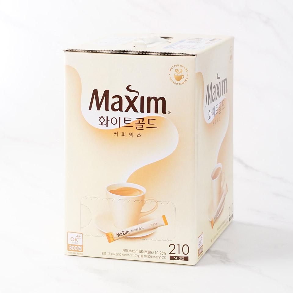 메가마트 동서 맥심 화이트골드 커피믹스 11.7gx210개 - 상세 이미지 2