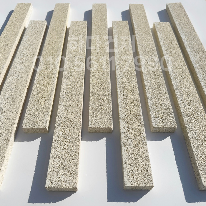 아이브 모노타일 500x50x20T 아이보리 / 하다건재 와이드벽돌타일