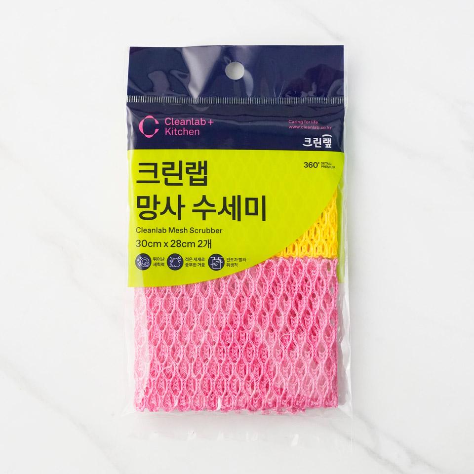 메가마트 크린랩 망사수세미 2P - 메인 이미지