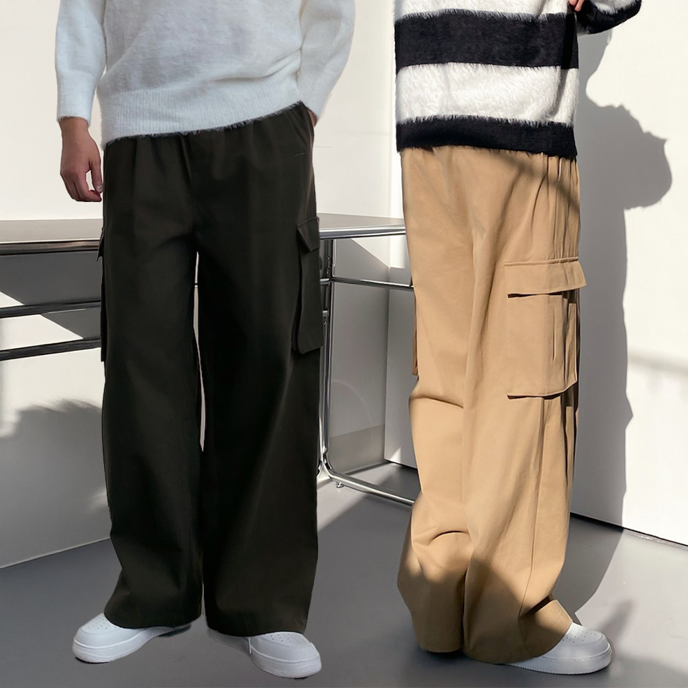 아메카지 벌룬팬츠 건빵바지 워크팬츠 - 상품 이미지