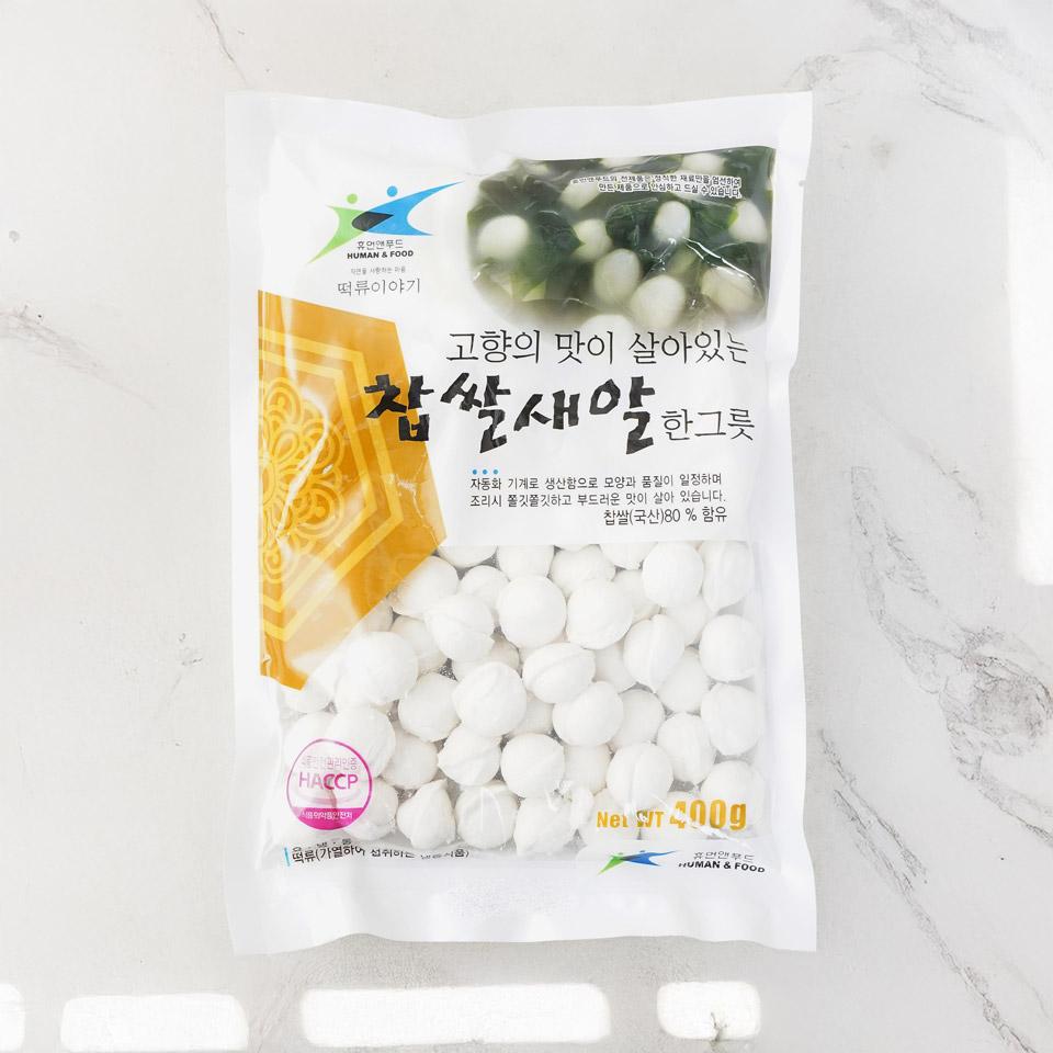 메가마트 고향의 맛이 살아있는 찹쌀 새알심  400g - 상품 이미지