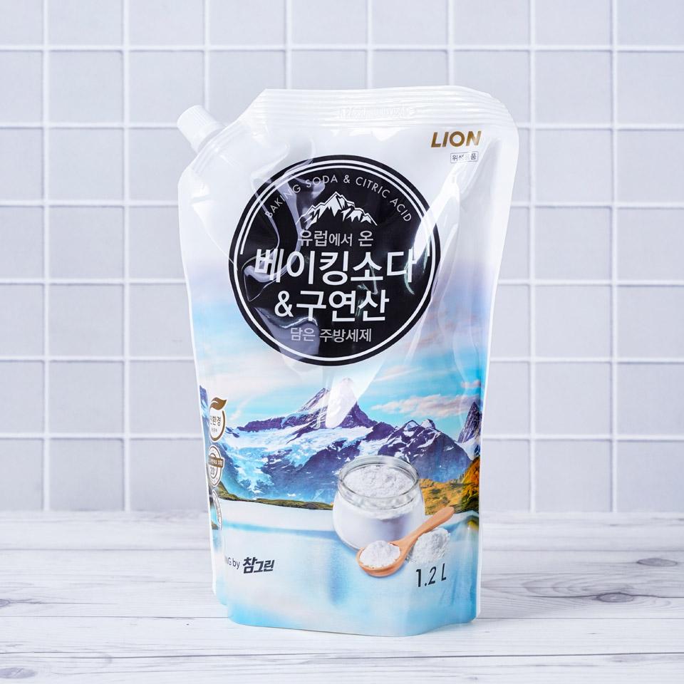 메가마트 라이온 유럽에서 온 베이킹소다&구연산 리필 1.2L - 상세 이미지 2