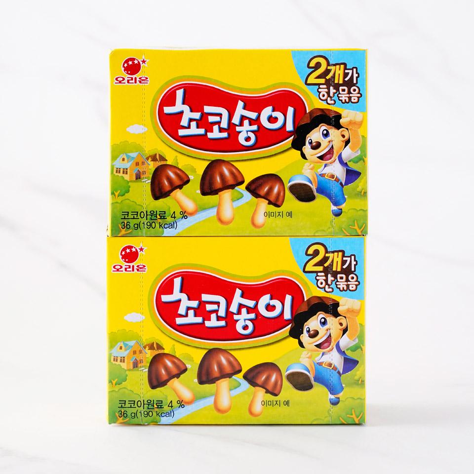 메가마트 오리온 초코송이 2팩 72g - 상품 이미지