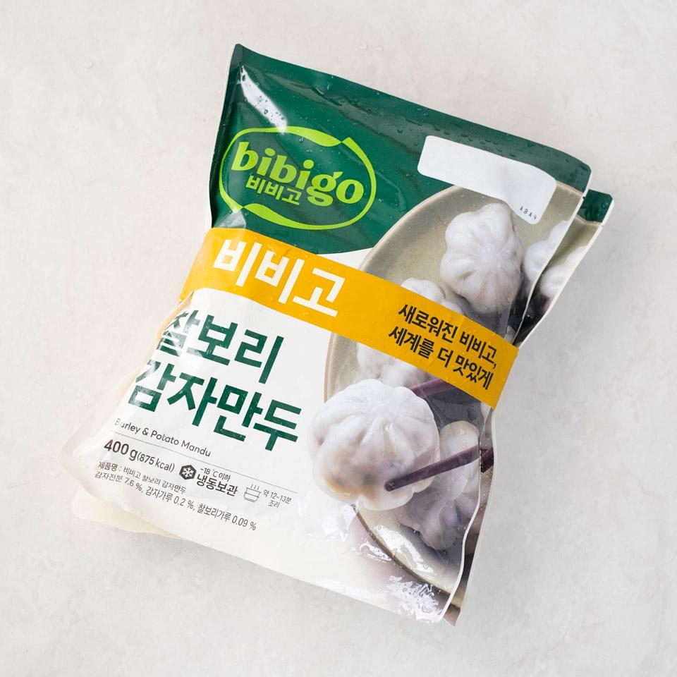 메가마트 CJ 비비고 찰보리 감자만두 400gx2 - 상세 이미지 2