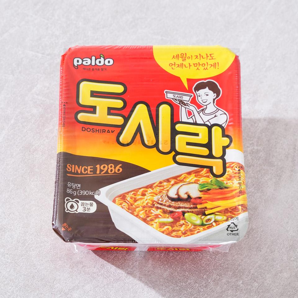 메가마트 팔도 도시락 컵라면 사각용기 86g - 상품 이미지