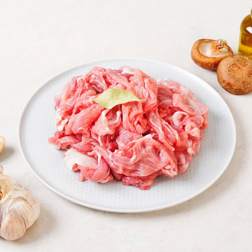 메가마트 의성 마늘포크 뒷다리살 불고기용 (대용량) 2kg - 상세 이미지 2