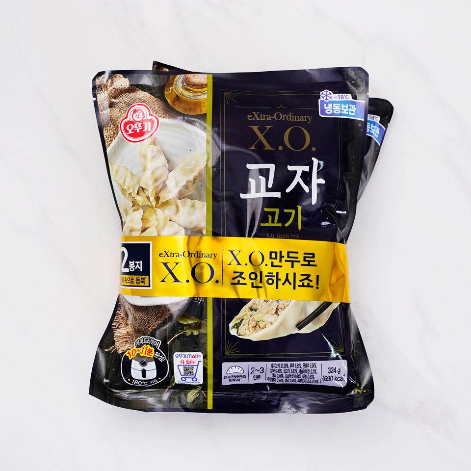 메가마트 오뚜기 X.O. 교자만두 고기 324gx2 - 상품 이미지