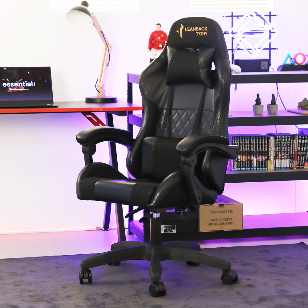 린백토리 게이밍 의자 PC방 컴퓨터 게임 팔걸이 체어 LTY50G