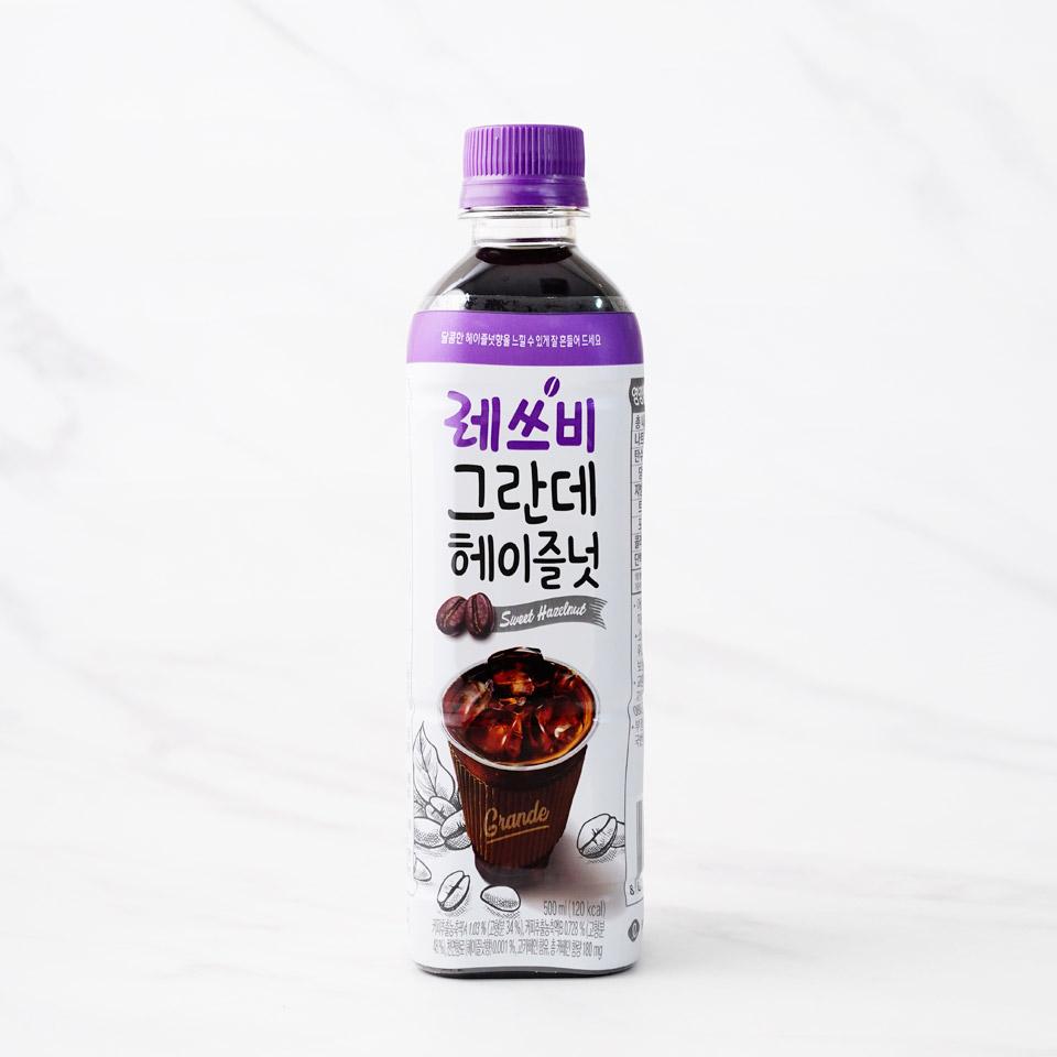 메가마트 롯데칠성 레쓰비 그란데헤이즐넛 500ml - 상품 이미지