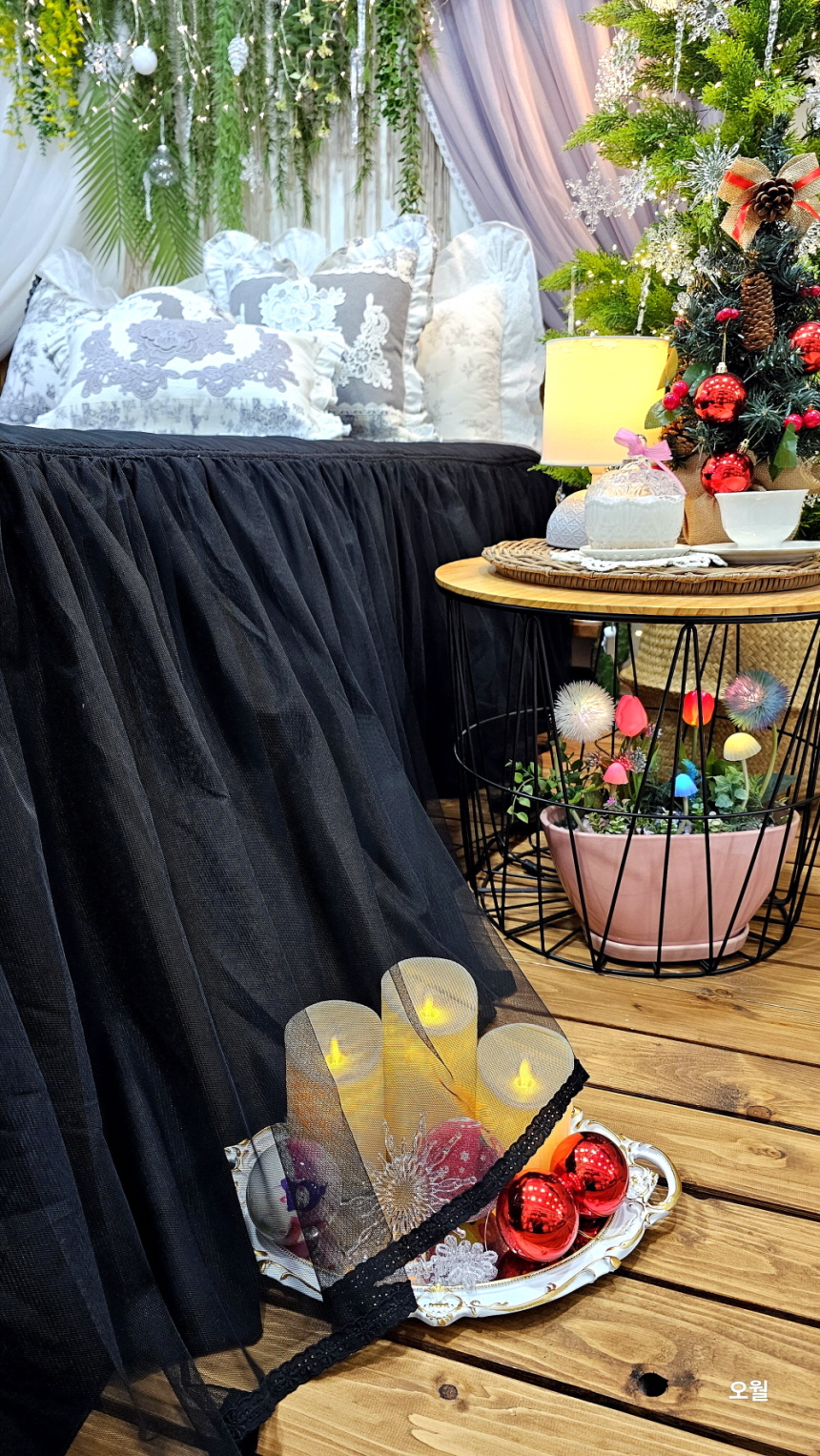 미라지 라지킹 침대스커트 베드스커트맞춤 프릴 돌침대커버