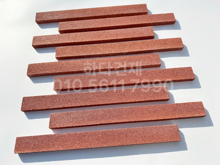 아이브 모노타일 500x50x20T 레드 / 하다건재 와이드벽돌타일