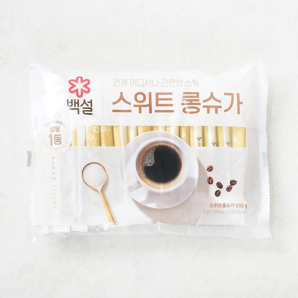 메가마트 CJ 백설 스위트 롱 슈가 하얀설탕 500g - 상품 이미지