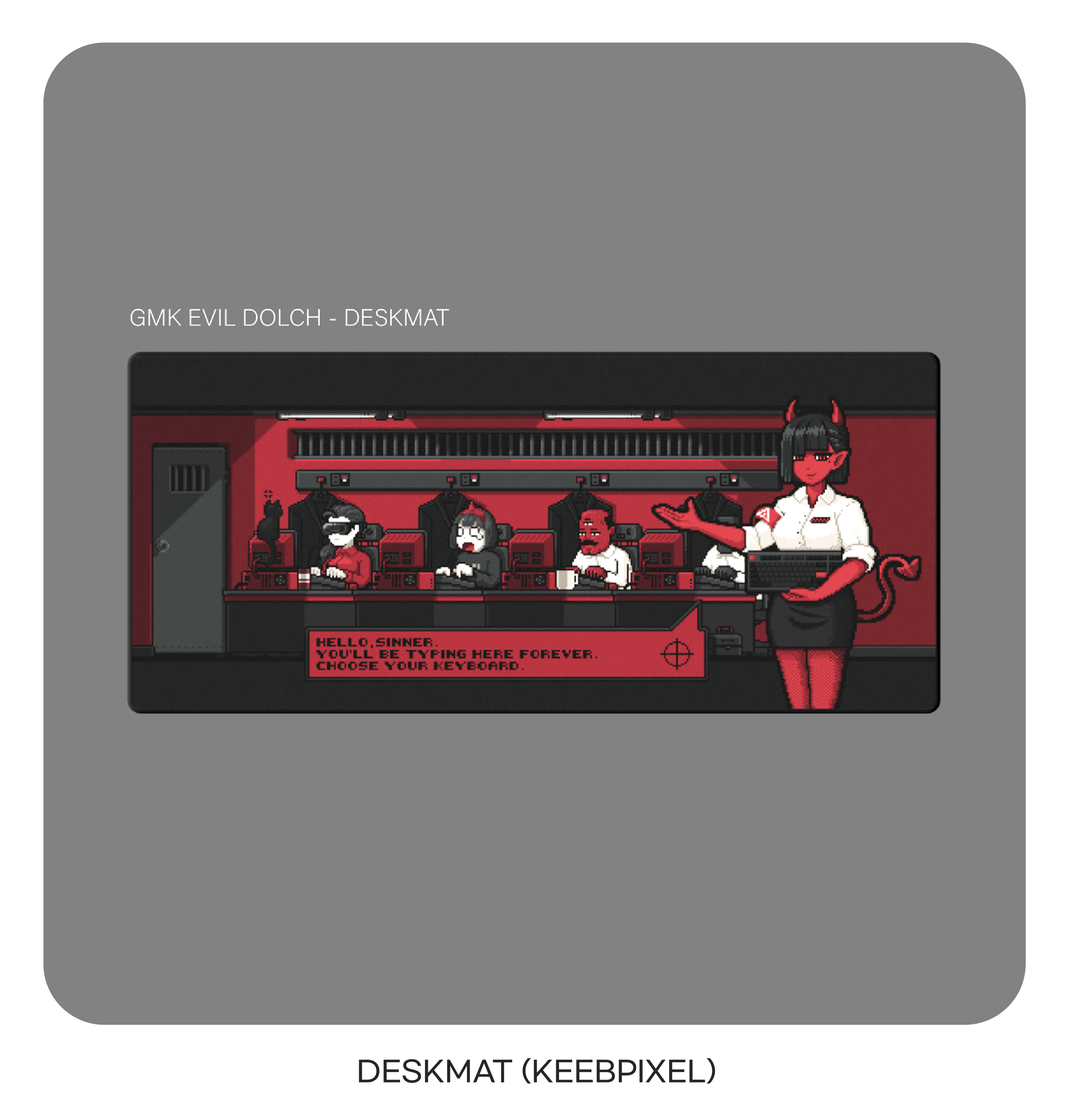 Evil Dolch The Split [아티산, 데스크매트] - 상세 이미지 2