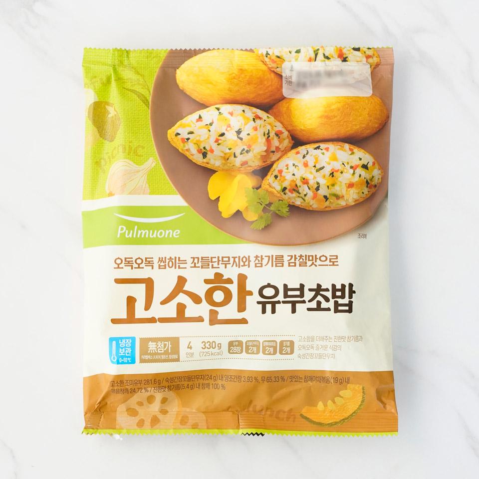 메가마트 풀무원 고소한 유부초밥 4인 330g - 상품 이미지