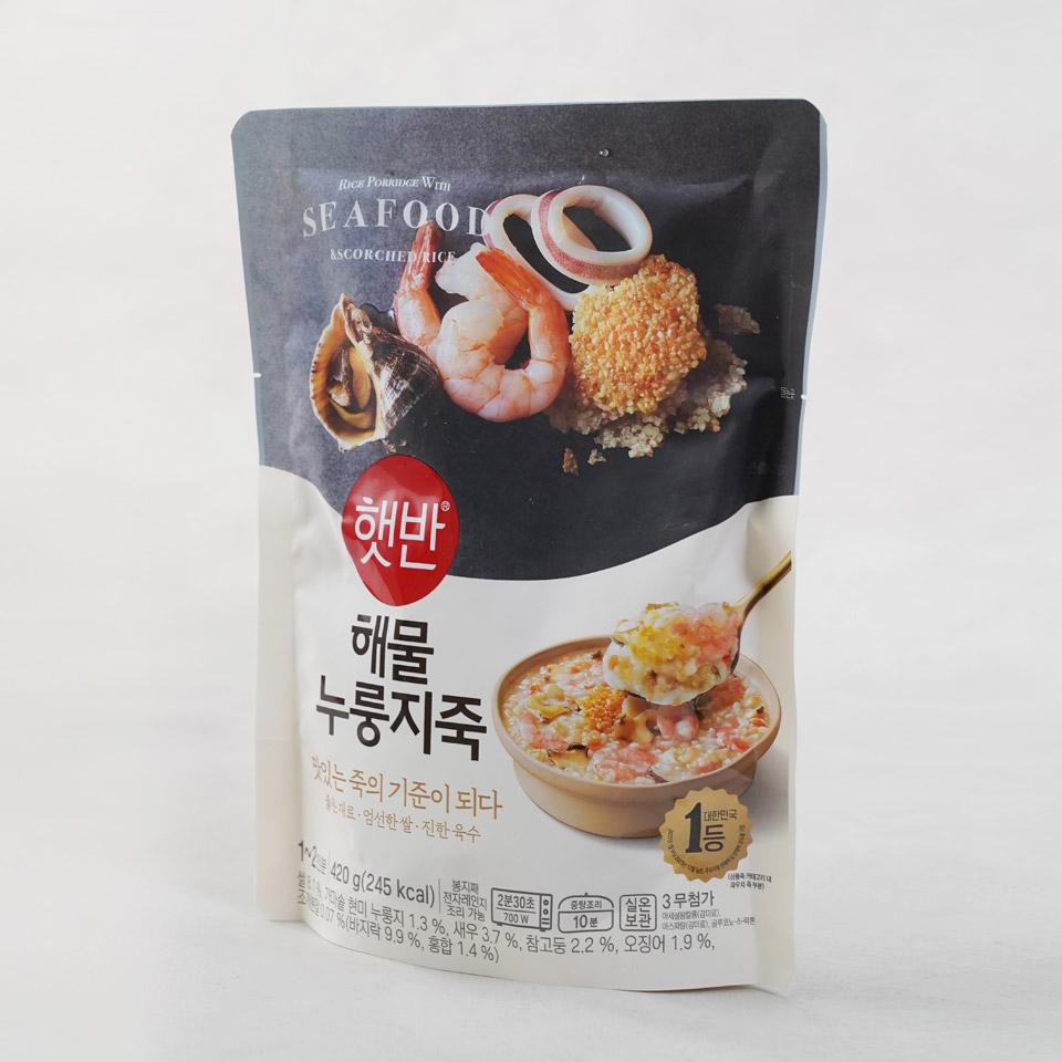메가마트 CJ 햇반 해물누룽지죽 420g - 상세 이미지 2