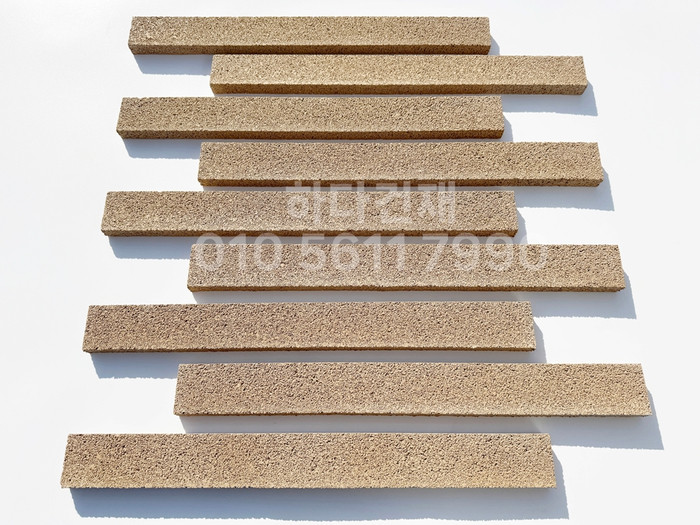 아이브 모노타일 500x50x20T 연브라운 / 하다건재 와이드벽돌타일