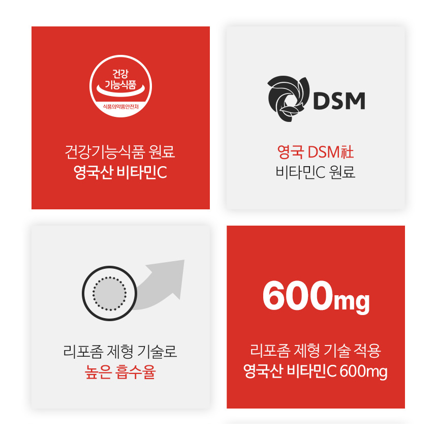 리포좀비타민C 속편한 리포조말 비타민D 아연 3박스 - 상세 이미지 3