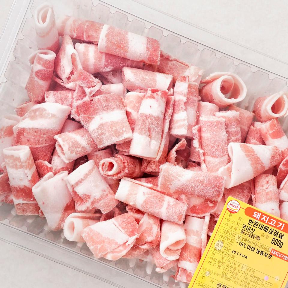 메가마트 한돈 대패 삼겹살(냉동) 600g - 상세 이미지 2
