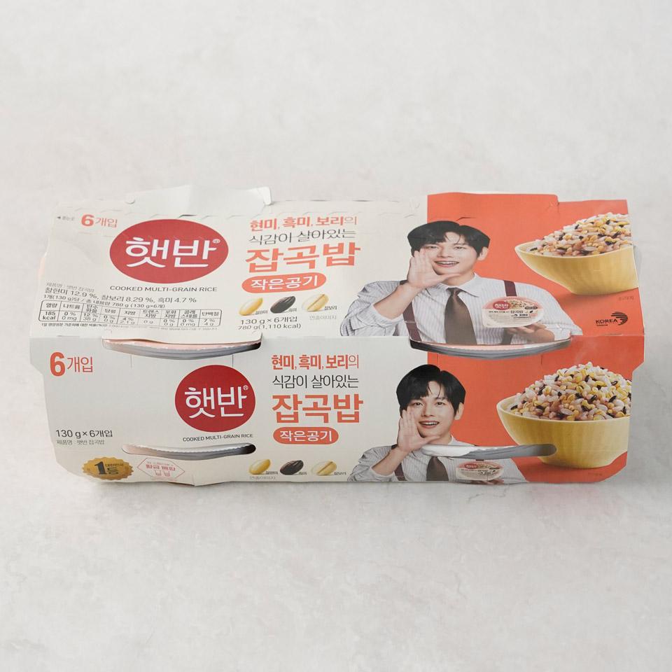 메가마트 CJ 햇반 잡곡밥 작은공기 130gx6