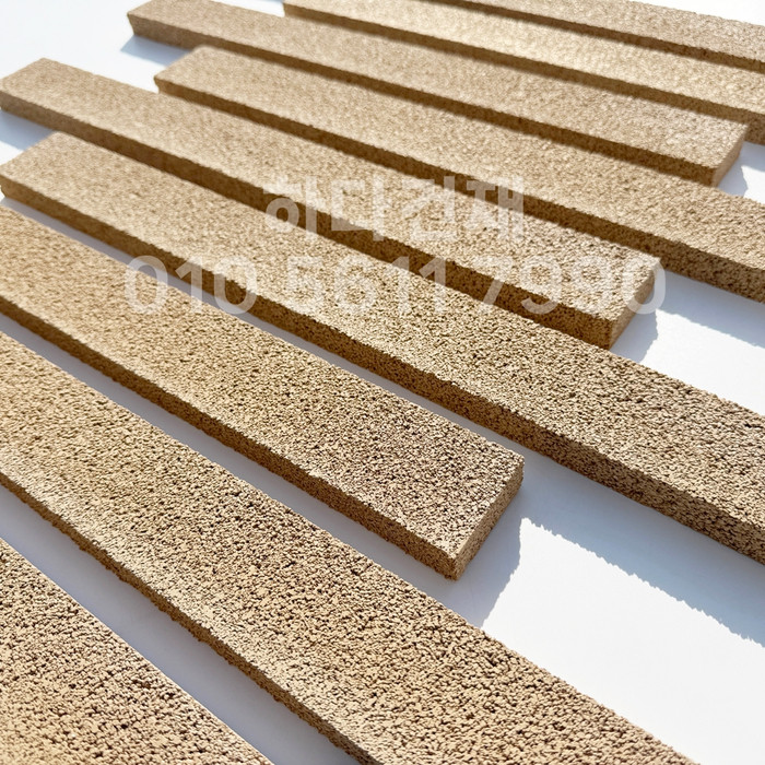 아이브 모노타일 500x50x20T 연브라운 / 하다건재 와이드벽돌타일