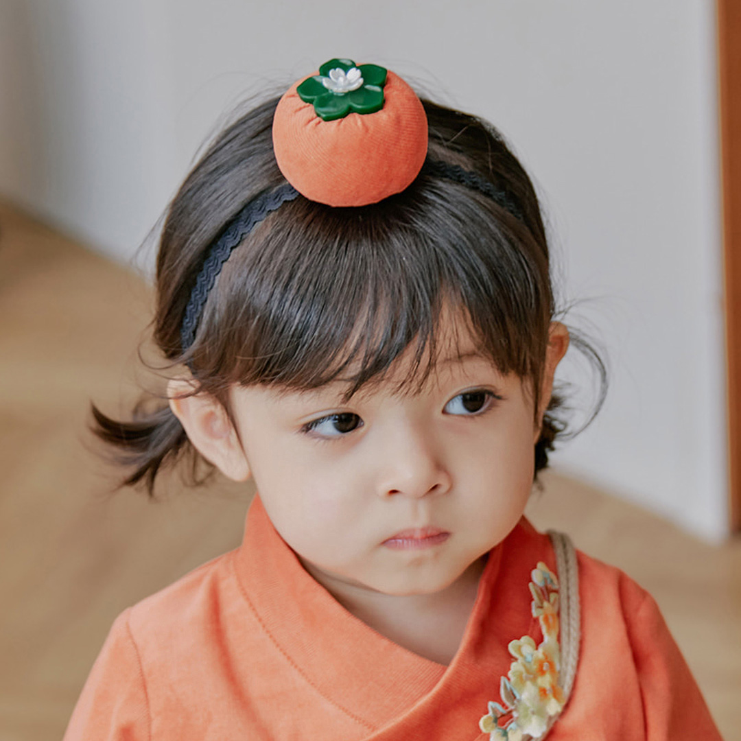 한복 머리장신구 홍시 헤어밴드 - 상세 이미지 2