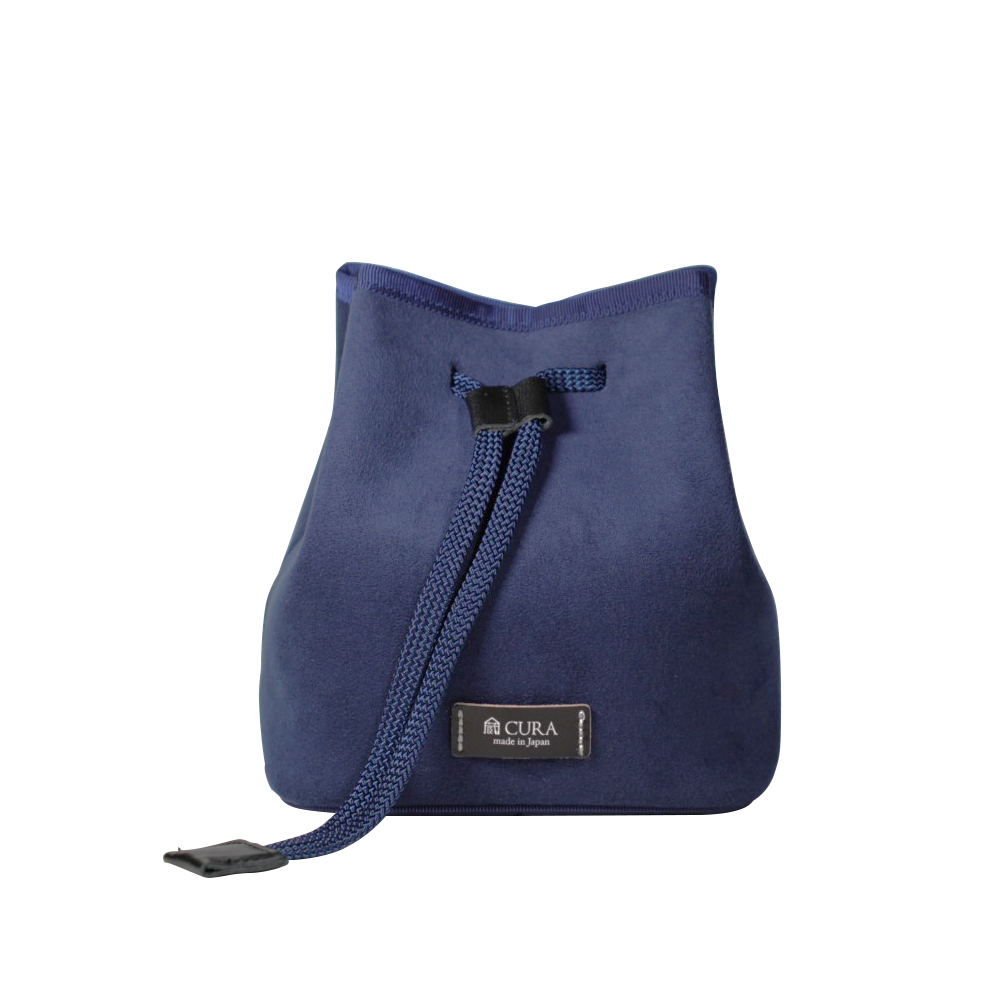 [CURA] 카메라 포셰트 스웨이드(카메라용 파우치) 네이비