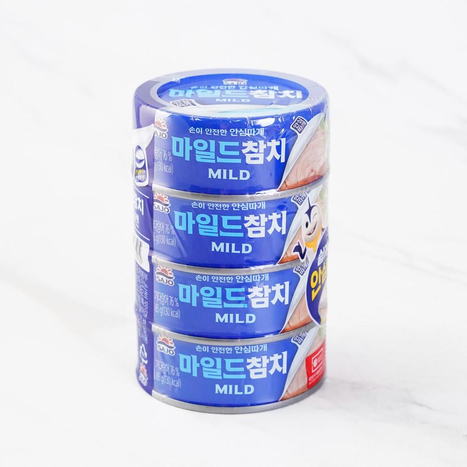메가마트 사조대림 마일드참치 85gx4 - 메인 이미지