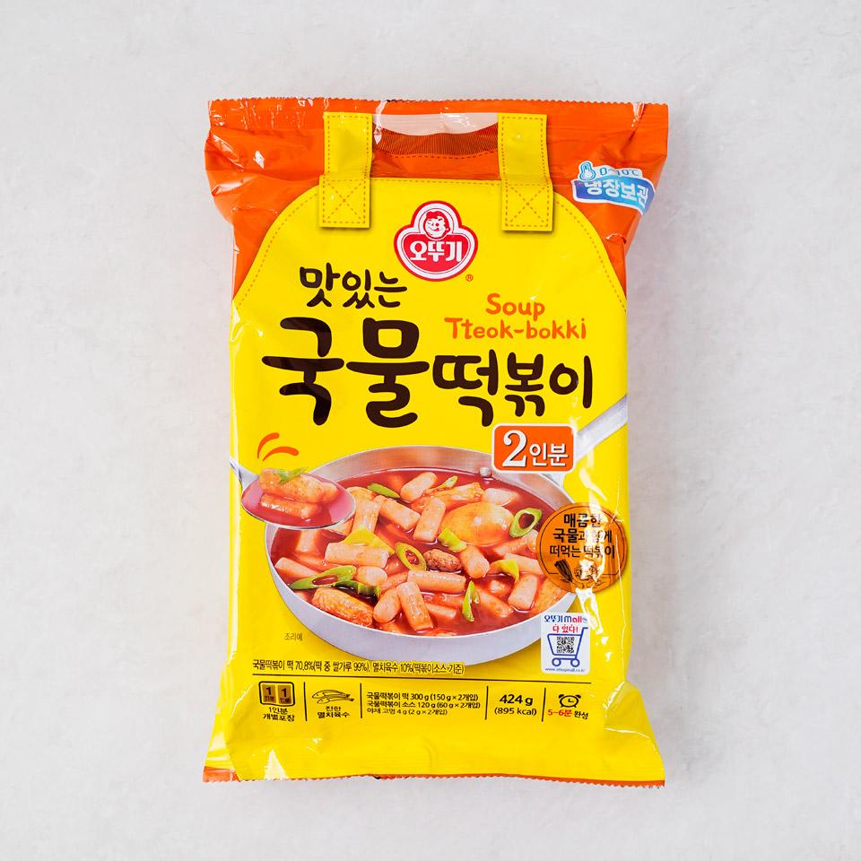 메가마트 오뚜기 맛있는 국물 떡볶이 424g - 메인 이미지