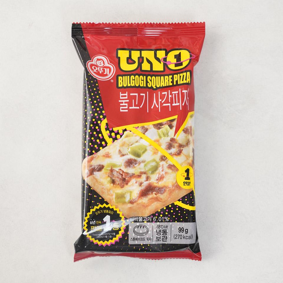 메가마트 오뚜기 불고기 사각피자 99g - 상품 이미지