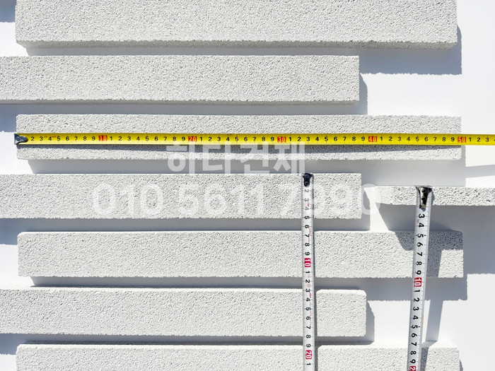 아이브 모노타일 500x50x20T 올화이트 / 하다건재 와이드벽돌타일