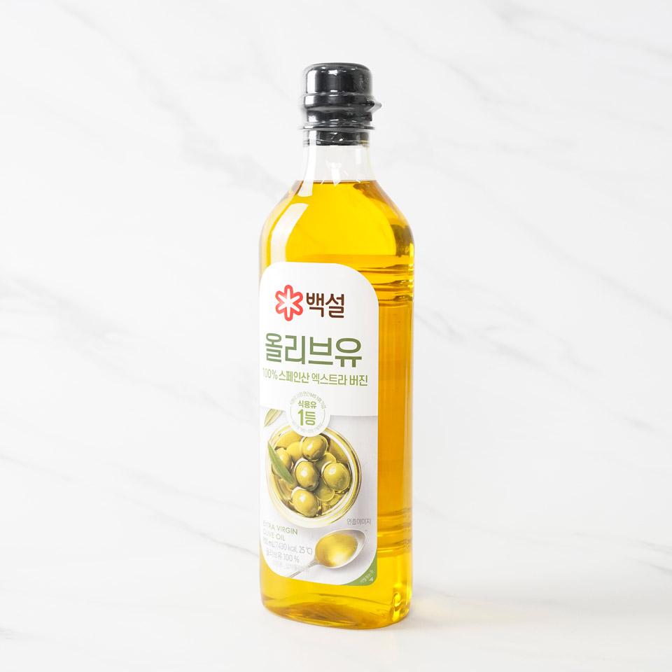 메가마트 CJ 백설 100% 스페인산 압착 올리브유 900ml - 상세 이미지 2