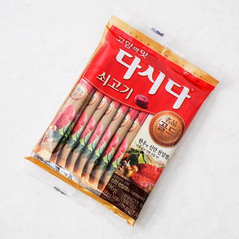 메가마트 CJ 다시다 쇠고기 명품 골드 96g - 상세 이미지 2