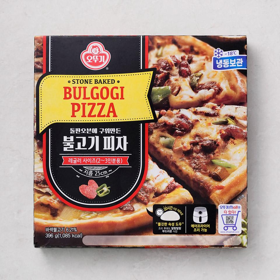 메가마트 오뚜기 불고기 피자 396g - 상품 이미지