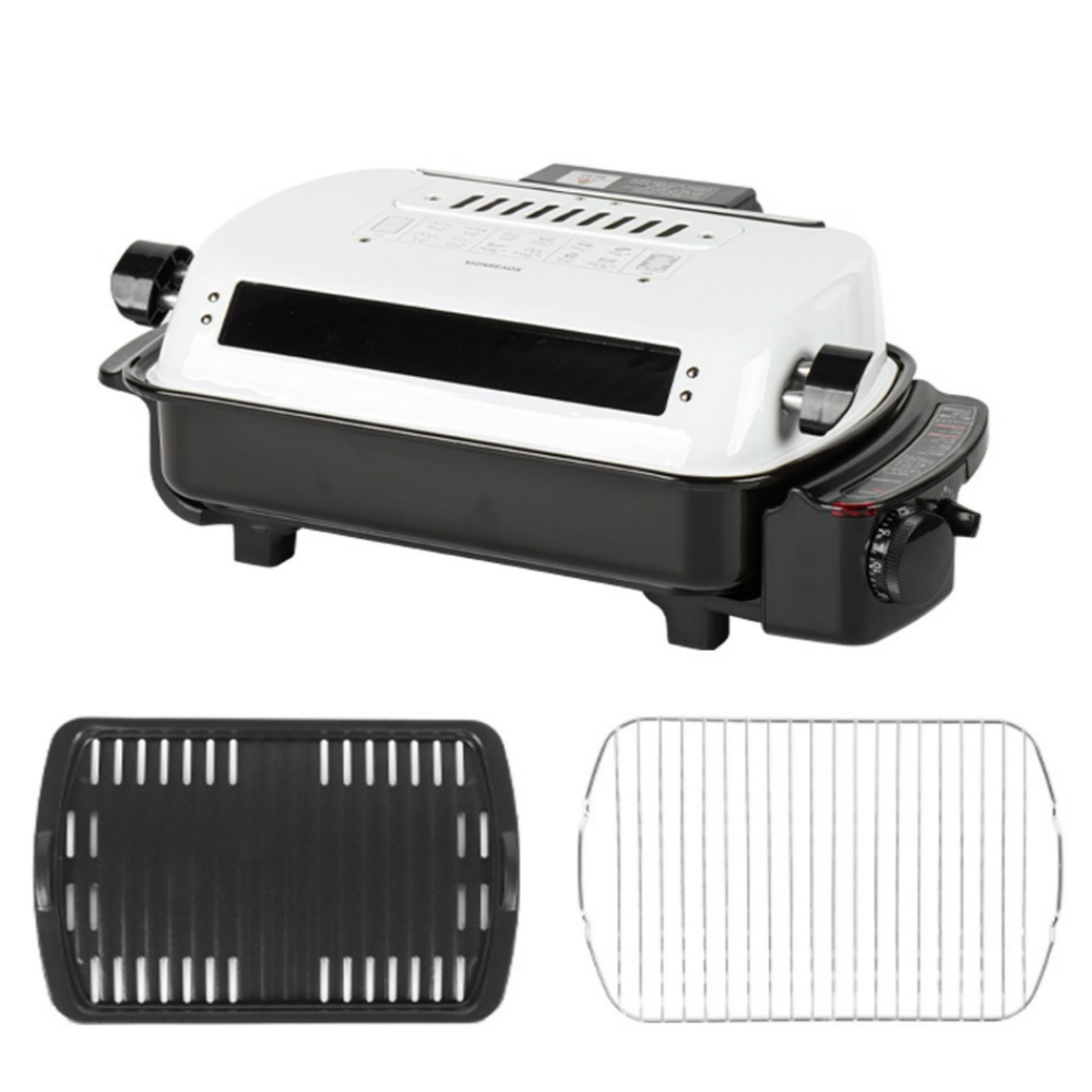 몽비오스 국산 냄새없는 양면 생선구이기 전기 멀티그릴 고등어구이 고기불판